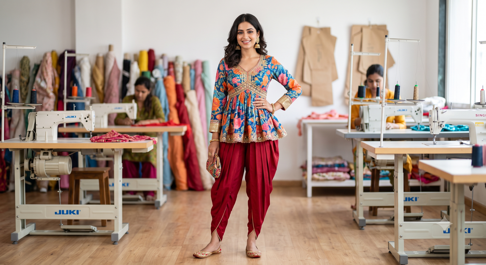 Masterclass: Peplum Top & Dhoti Pants Stitching Course Online Class in Malayalam | JM World of Fashion