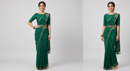 Ready-to-Wear (Pre-Draped) Saree Stitching Masterclass Online Class in Malayalam | JM World of Fashion