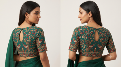 Elegant Boat Neck Blouse & Back Keyhole DesignOnline Class in Malayalam | JM World of Fashion
